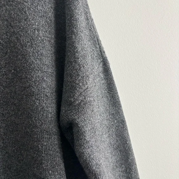 Zara Dark Button Down V-Neck Cardigan Sweater - Picture 7 of 11